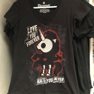 Skelanimals Love you Unicorn shirt